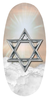DASOV 120 BZ SL Star of David Bronze Silver